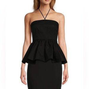 Elegant Black peplum top